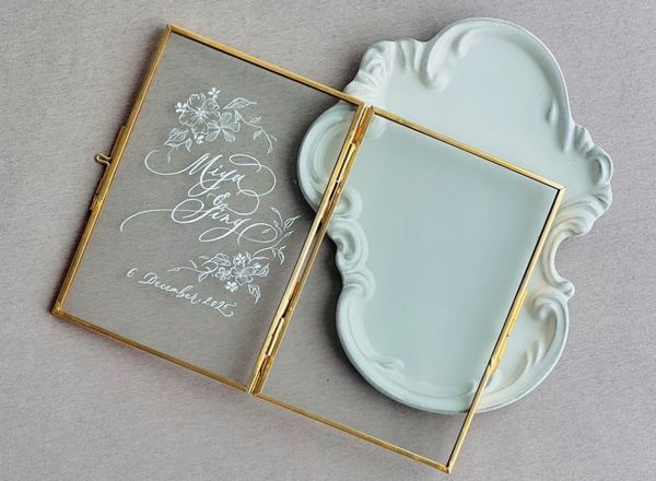 Calligraphy Glass Engraving
